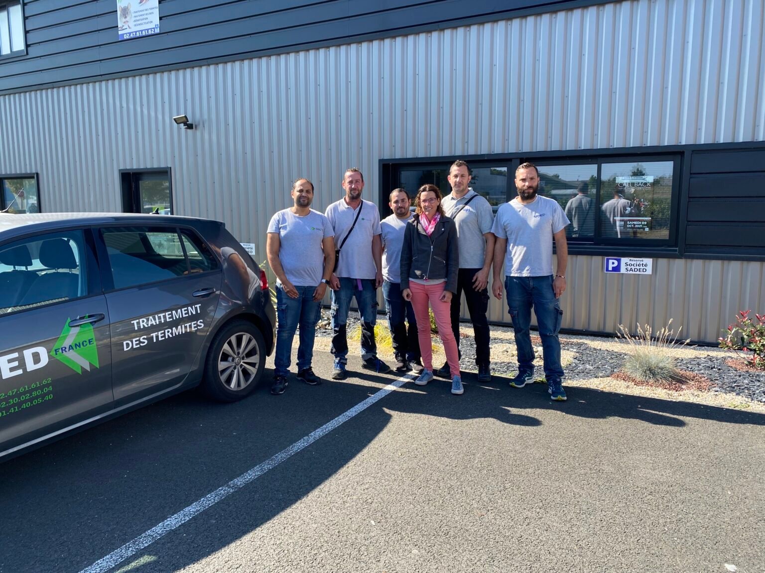 L'équipe SADED spécialiste en traitement des termites